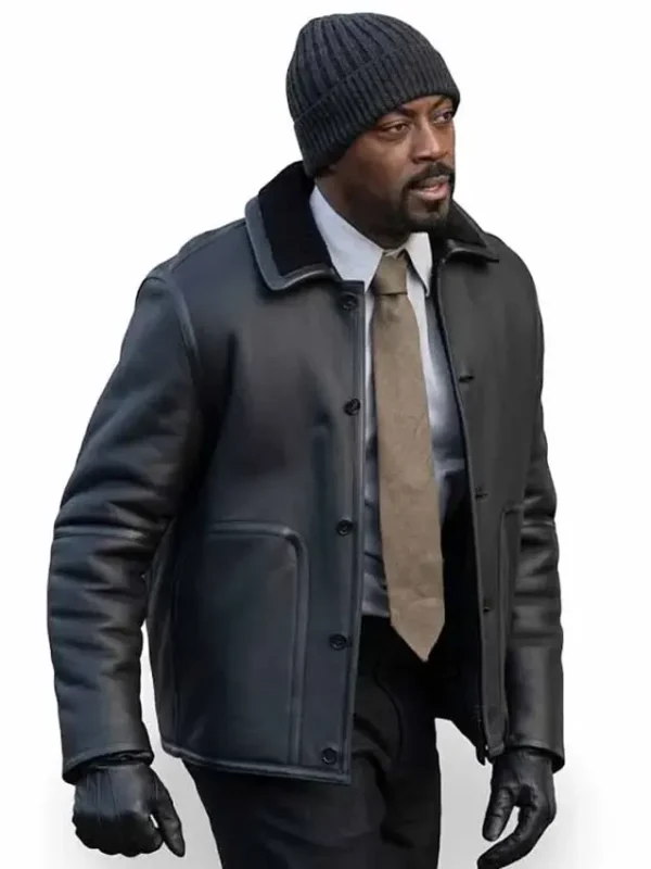 Law and Order S25 Detective Theo Walker Leather Jacket