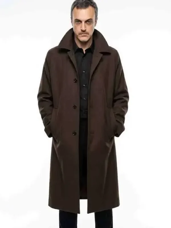 Law and Order Vincent Riley Brown Coat