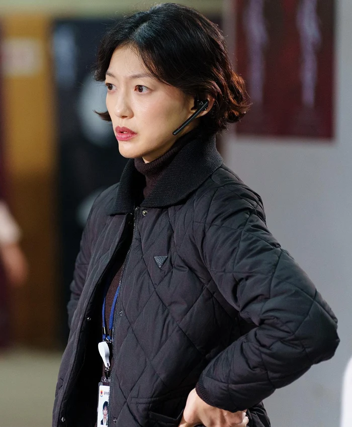 Lee El Queen Mantis S01 Black Quilted Jacket Lee El Queen Mantis S01 Black Quilted Jacket