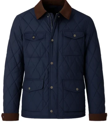 Lee El Queen Mantis S01 Blue Quilted Jacket