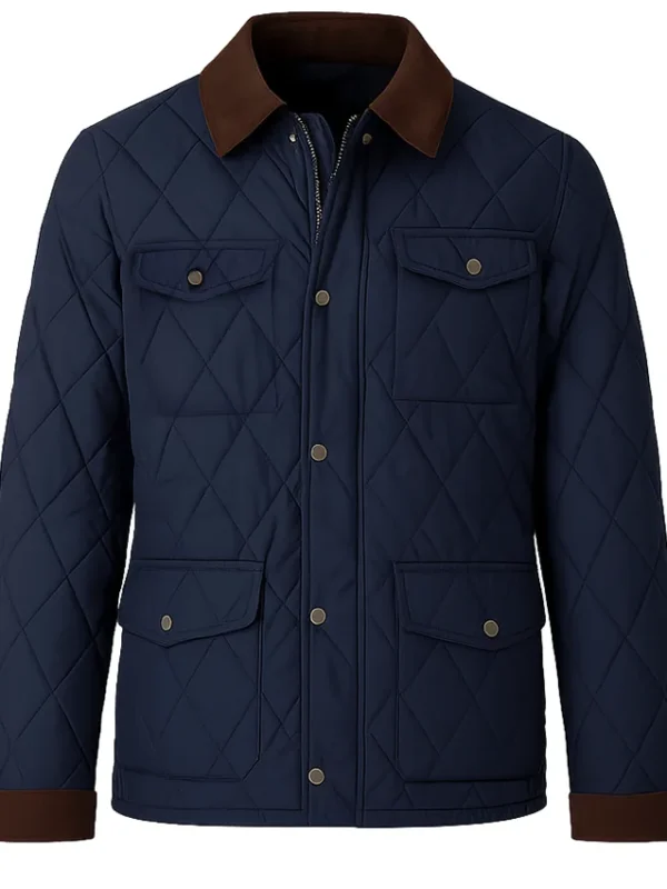 Lee El Queen Mantis S01 Blue Quilted Jacket
