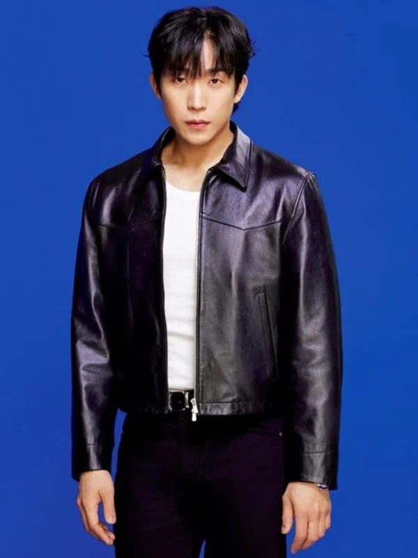 Lee Sang-yi Good Boy S01 Black Leather Jacket