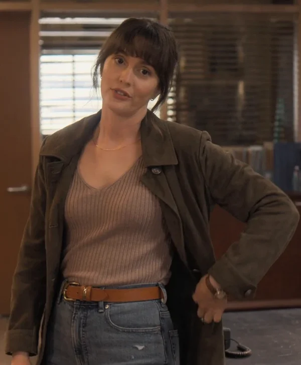 Leighton Meester Good Cop/Bad Cop S01 Brown Coat Leighton Meester Good Cop/Bad Cop S01 Brown Coat