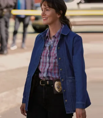 Leighton Meester Good Cop Bad Cop S01 Denim Jacket