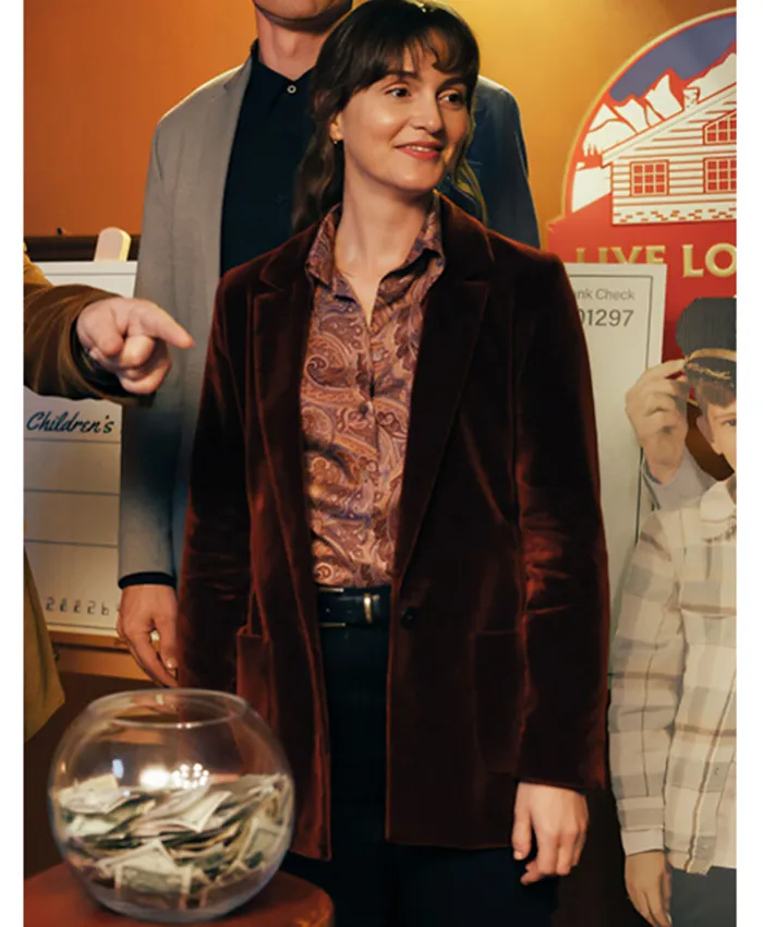 Leighton Meester Good Cop/Bad Cop Velvet Blazer Leighton Meester Good Cop/Bad Cop Velvet Blazer