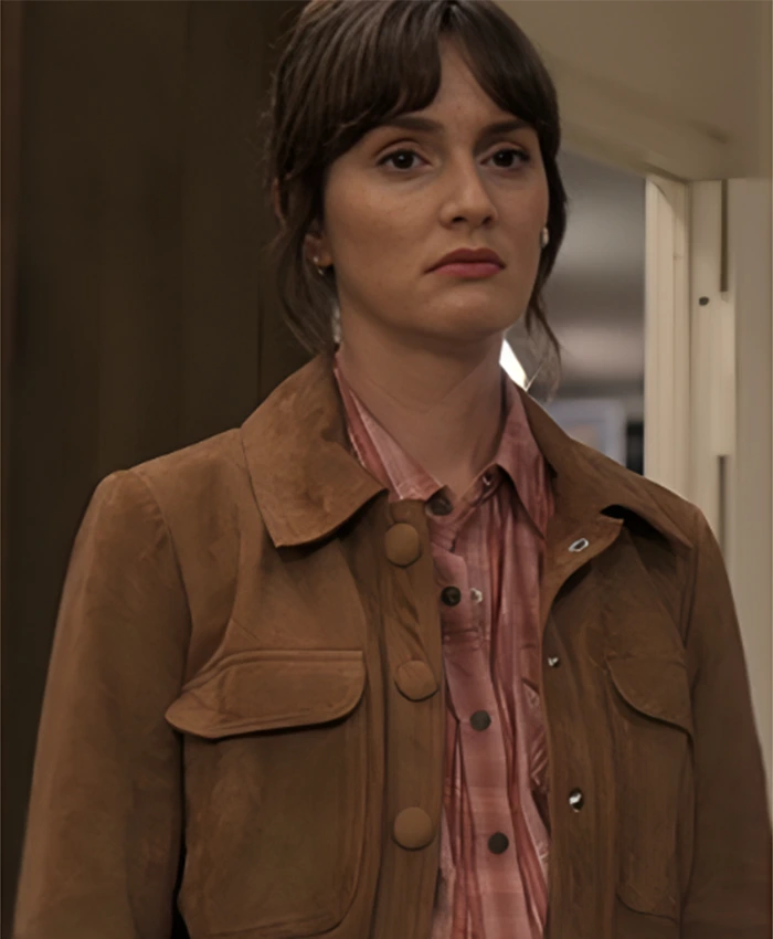 Leighton Meester Good Cop/Bad Cop Brown Suede Jacket Leighton Meester Good Cop/Bad Cop Brown Suede Jacket