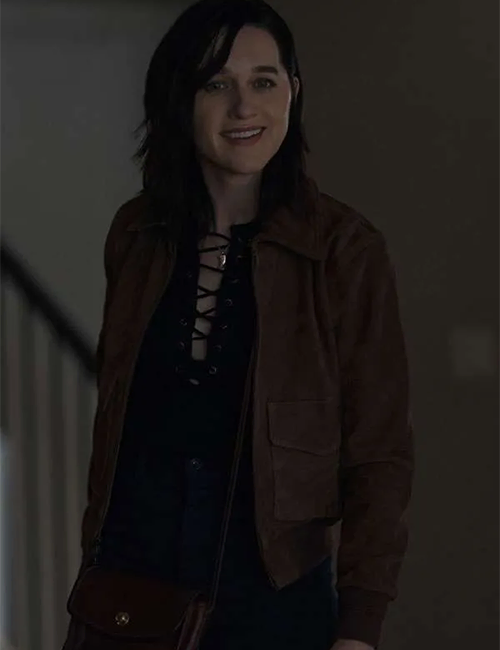 Lena Hall Your Friends and Neighbors S01 Brown Suede Jacket Lena Hall Your Friends and Neighbors S01 Brown Suede Jacket