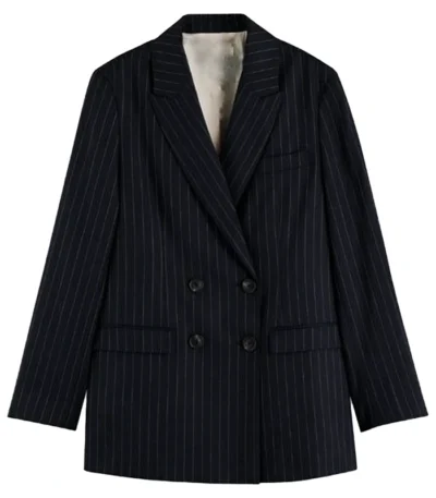 Lilli Kay Stick S01 Black Pinstriped Blazer