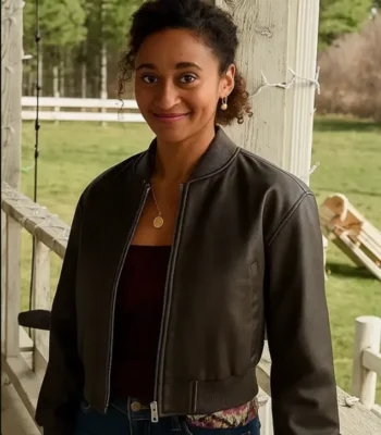 Lindura Sullivan’s Crossing S03 Brown Bomber Jacket