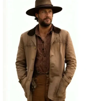 Little House on the Prairie Luke Bracey Brown Jacket