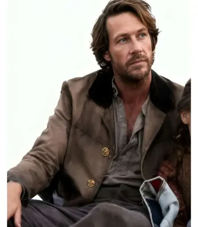 Little House on the Prairie Luke Bracey Brown Jacket