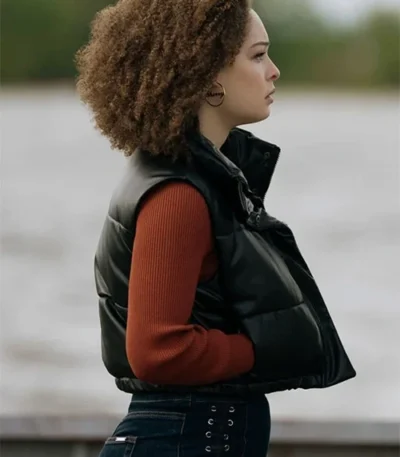 Liz Caribel Sierra Dope Thief Black Puffer Vest
