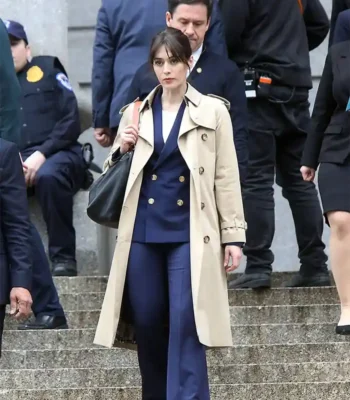 Lizzy Caplan Zero Day S01 Beige Coat