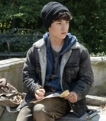Logan Kim The Walking Dead Dead City S02 Grey Denim Jacket