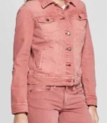 Lola Gunderson Sullivans Crossing S03 Pink Denim Jacket