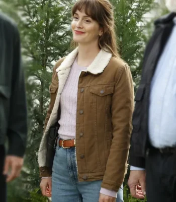 Lou Hickman Good Cop Bad Cop S01 Brown Denim Jacket