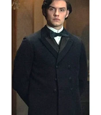 Louis Partridge House of Guinness S01 Black Coat