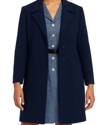 Loveday Smith Bookish S01 Blue Trench Coat