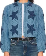 Maddie Townsend Sweet Magnolias Floral Quilted Jacket
