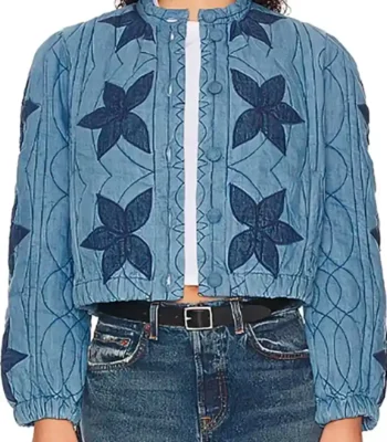 Maddie Townsend Sweet Magnolias Floral Quilted Jacket