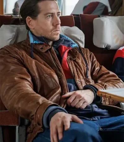 Magnus Lyng Blindspår S01 Brown Leather Jacket