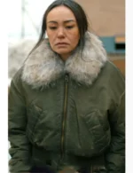 Maika Harper North of North S01 Green Bomber Jacket