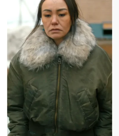Maika Harper North of North S01 Green Bomber Jacket