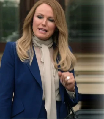 Malin Akerman The Hunting Wives S01 Blue Blazer