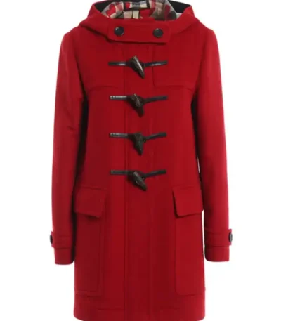 Man vs Baby Janet Red Duffle Coat
