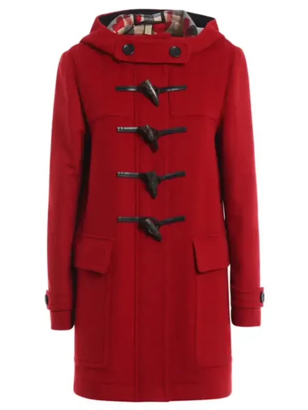 Man vs Baby Janet Red Duffle Coat