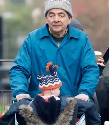 Man vs Baby Trevor Bingley Blue Jacket