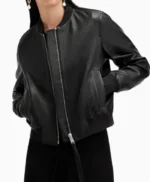 Martha Millan The Cleaning Lady S04 Black Bomber Jacket