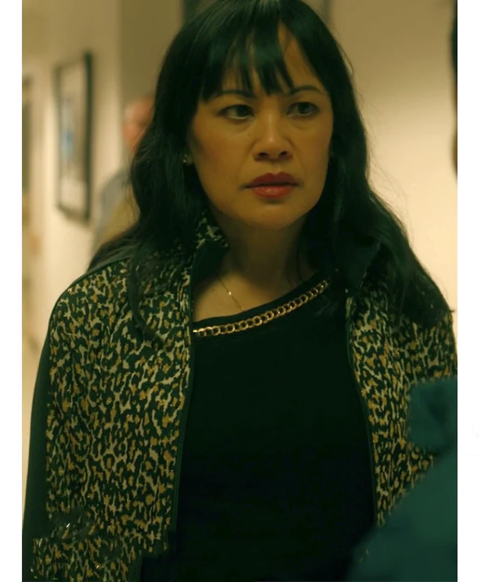 Martha Millan The Cleaning Lady S04 Leopard Print Jacket Martha Millan The Cleaning Lady S04 Leopard Print Jacket