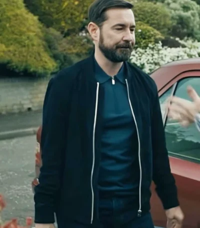 Martin Compston Fear S01 Black Jacket