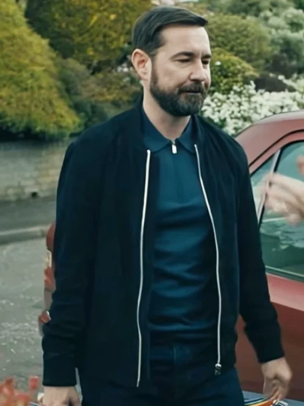 Martin Compston Fear S01 Black Jacket