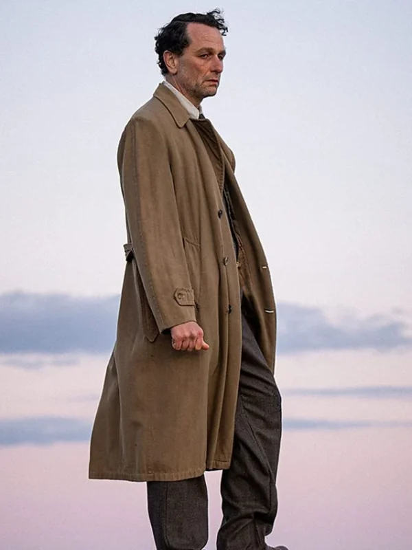 Matthew Rhys Towards Zero S01 Brown Trench Coat