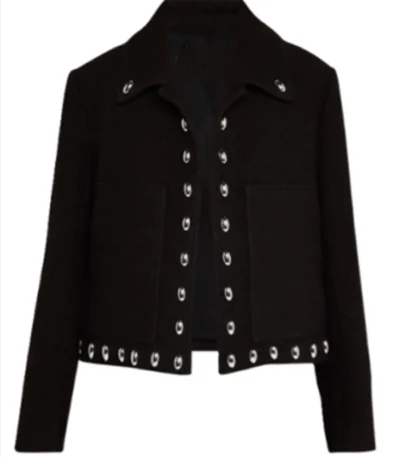 May Grant 9-1-1 S09 Black Studded Jacket