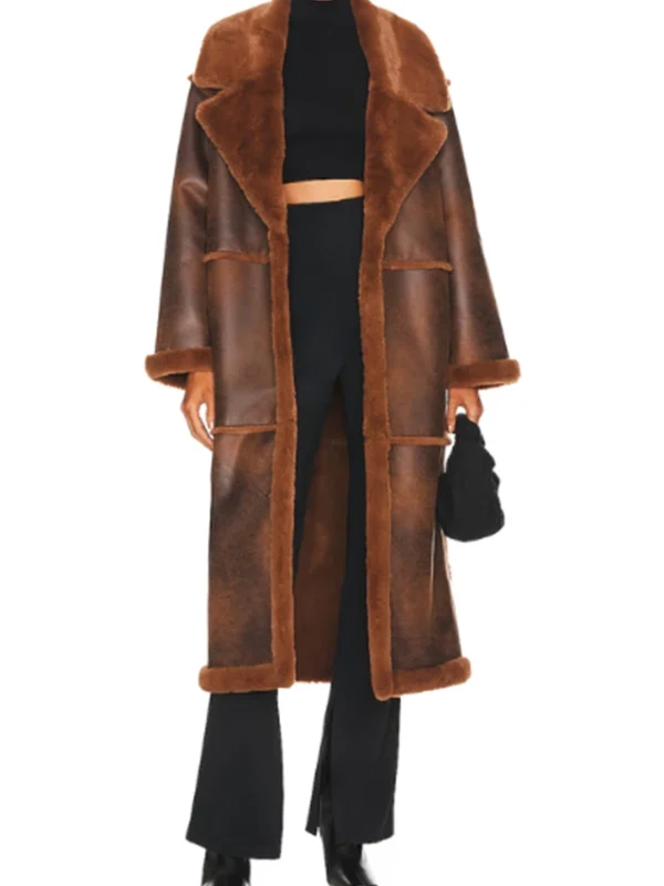 Mayci Neeley The Secret Lives of Mormon Wives S02 Leather Coat