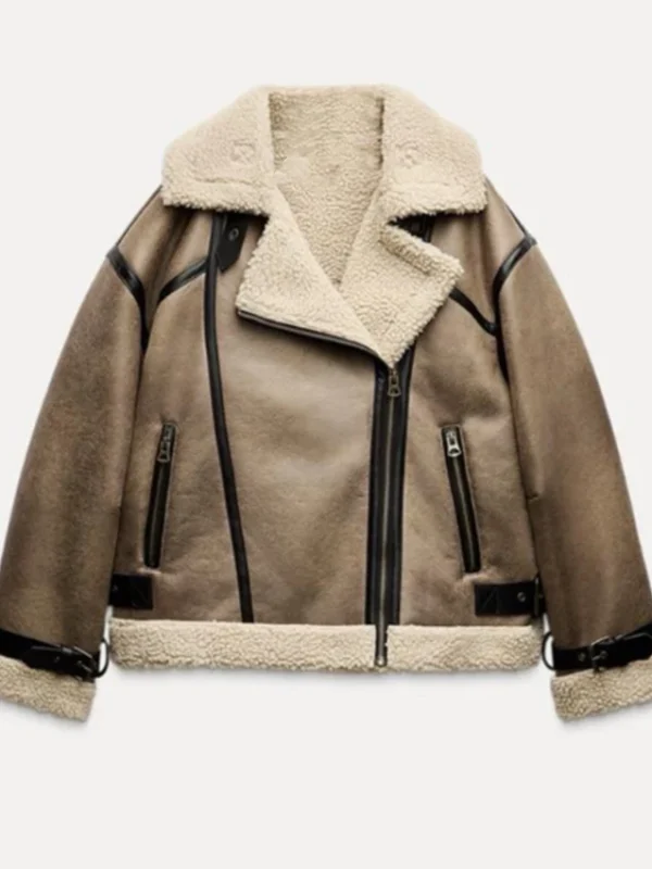 Mayci Neeley The Secret Lives of Mormon Wives S02 Sherpa Jacket
