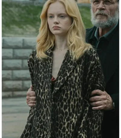 Mayor of Kingstown Season 03 Iris Leopard Print Coat