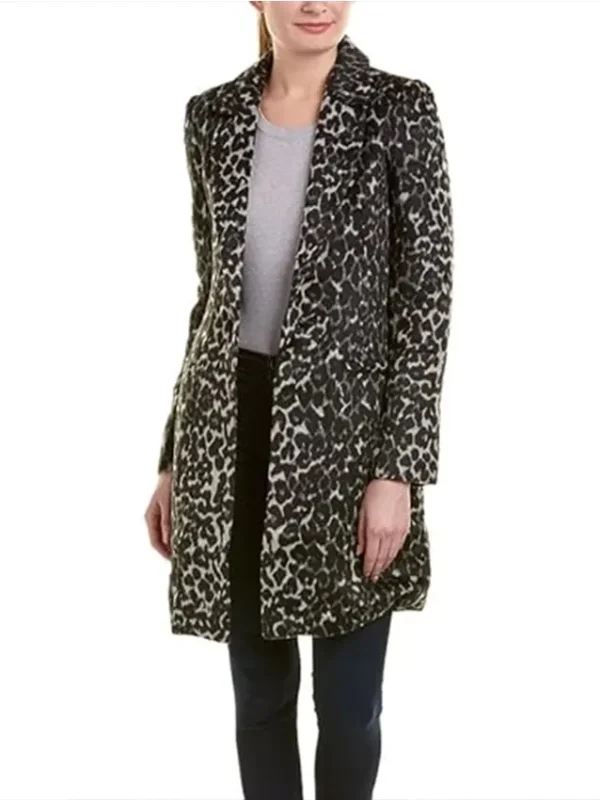 Mayor of Kingstown Season 03 Iris Leopard Print Coat