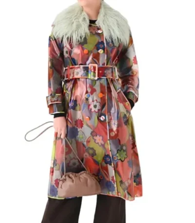 Megan Stalter Too Much Floral Trench Coat
