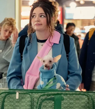 Megan Stalter Too Much S01 Blue Coat