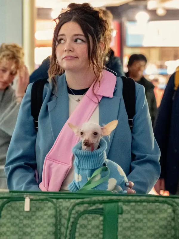 Megan Stalter Too Much S01 Blue Coat