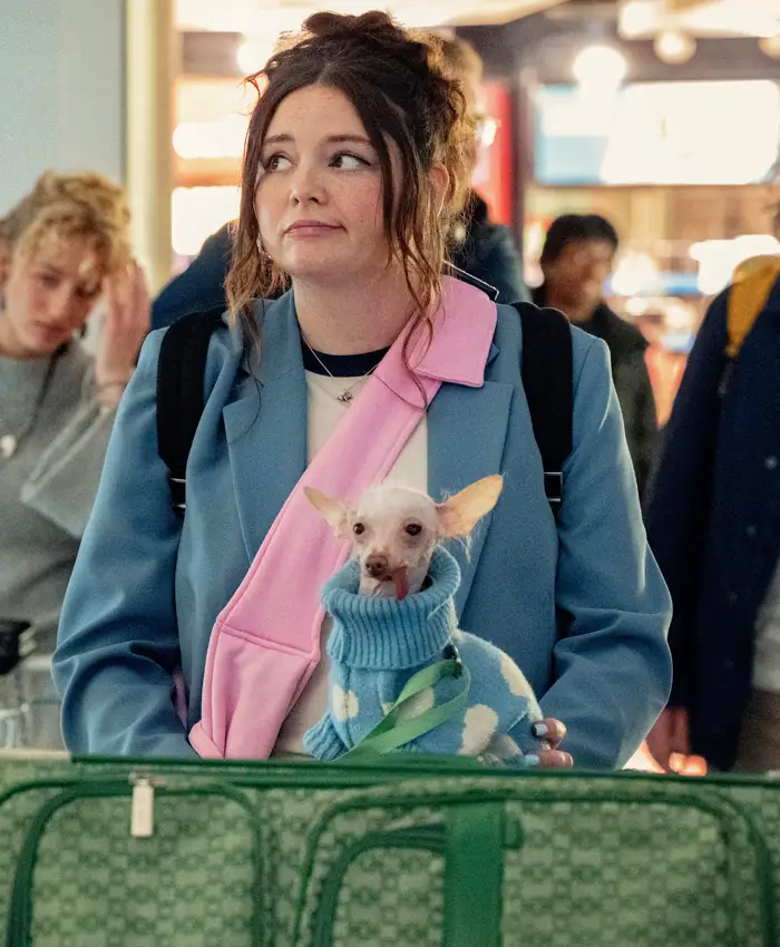 Megan Stalter Too Much S01 Blue Coat Megan Stalter Too Much S01 Blue Coat