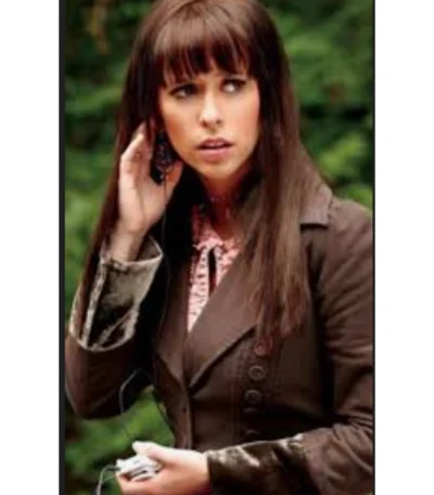 Melinda Gordon Ghost Whisperer S01 Suede Coat