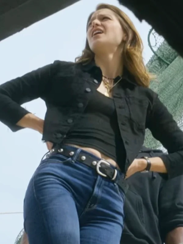 Melissa Benoist The Waterfront S01 Black Denim Jacket