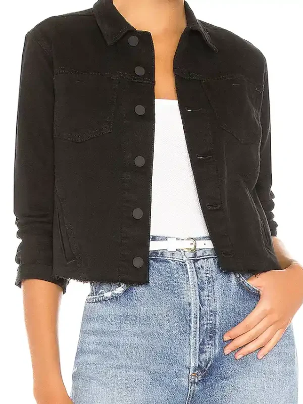 Melissa Benoist The Waterfront S01 Black Denim Jacket