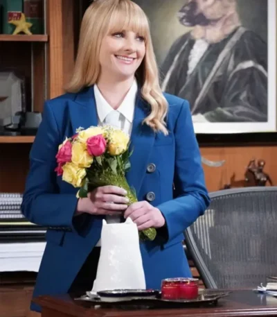 Melissa Rauch Night Court S03 Blue Blazer