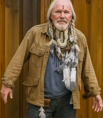 Michael Rooker Peacemaker S02 Brown Cotton Jacket